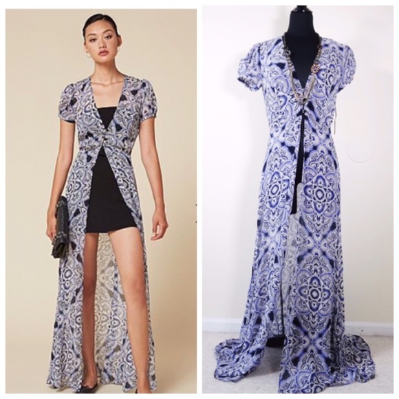 Reformation Dresses & Skirts - Reformation Madori duster cardi maxi floral dress