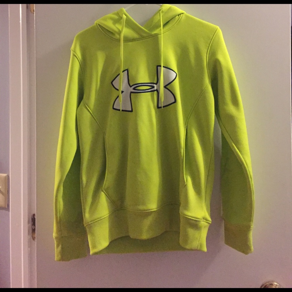 Neon Under Armor hoodie
