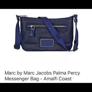 Navy blue Marc Jacobs messenger bag