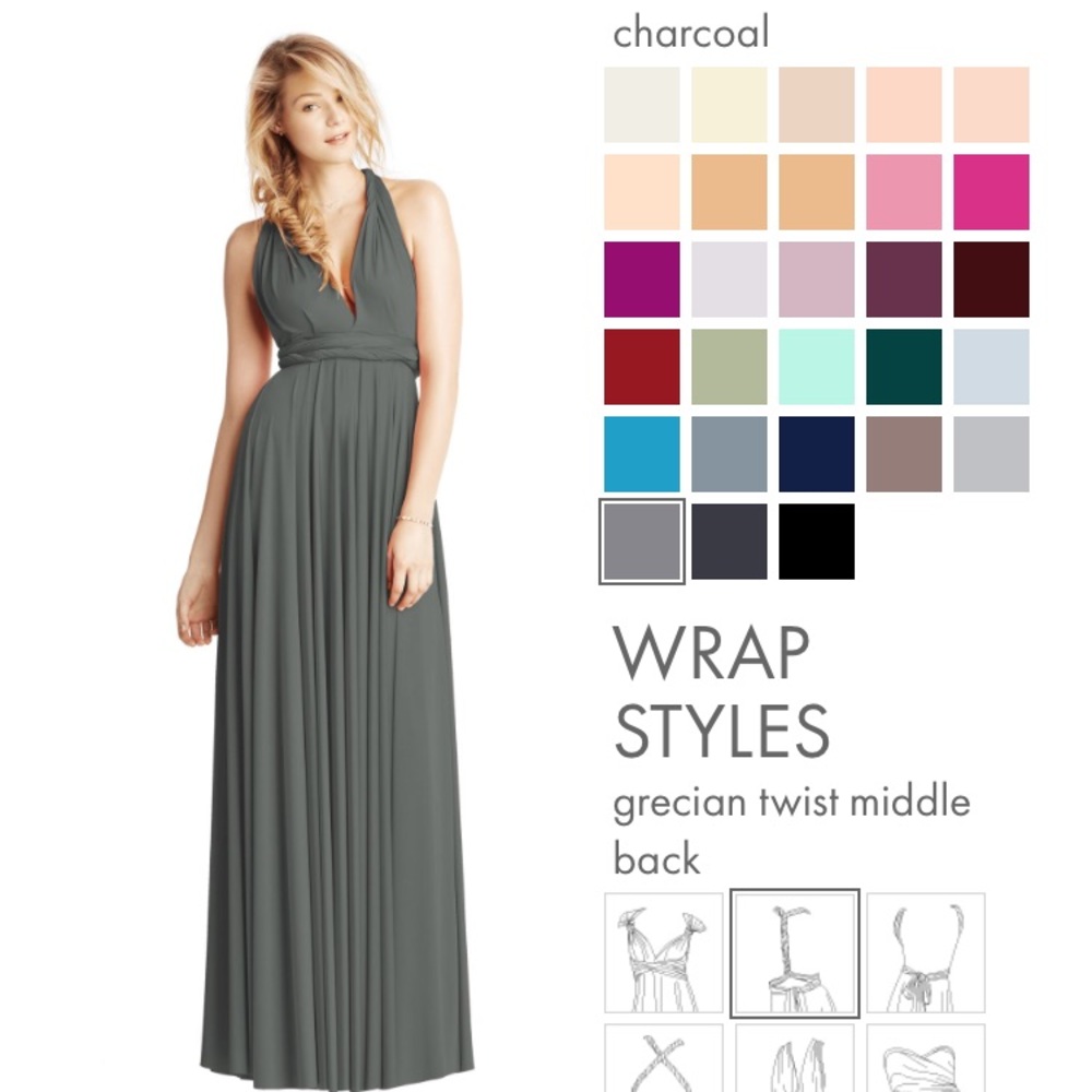 Two birds bridesmaid dress