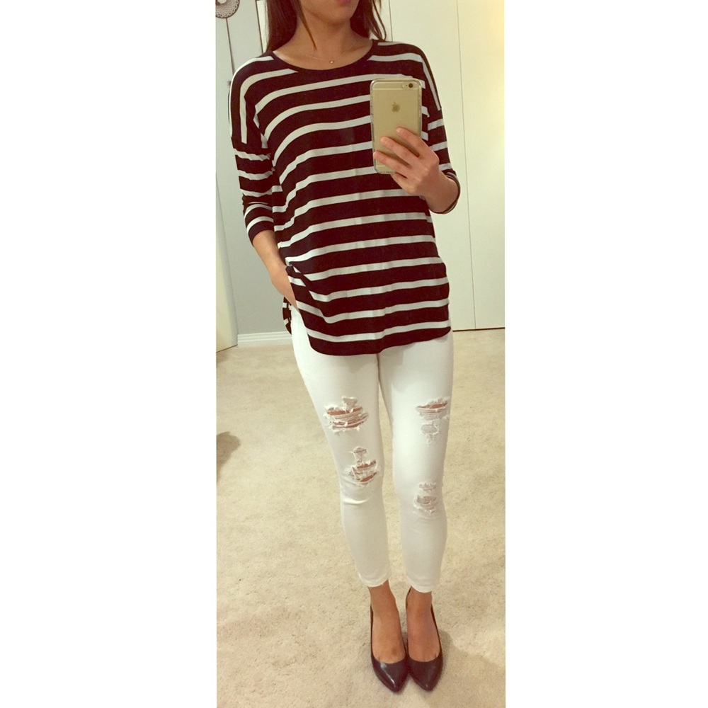 Striped Club Monaco shirt