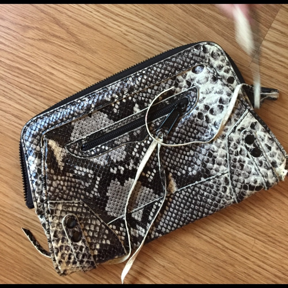 Rebecca Minkoff snake clutch