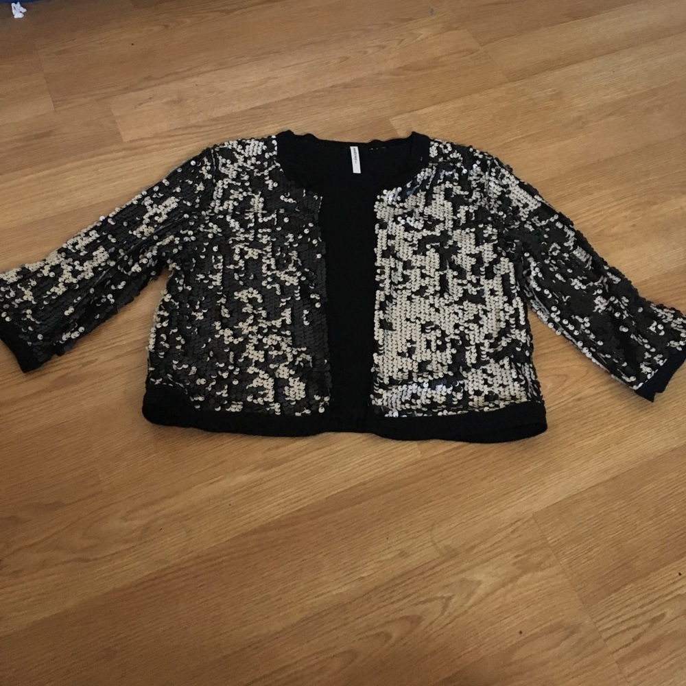 Sequin Crop Jacket