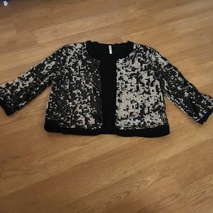 Sequin Crop Jacket