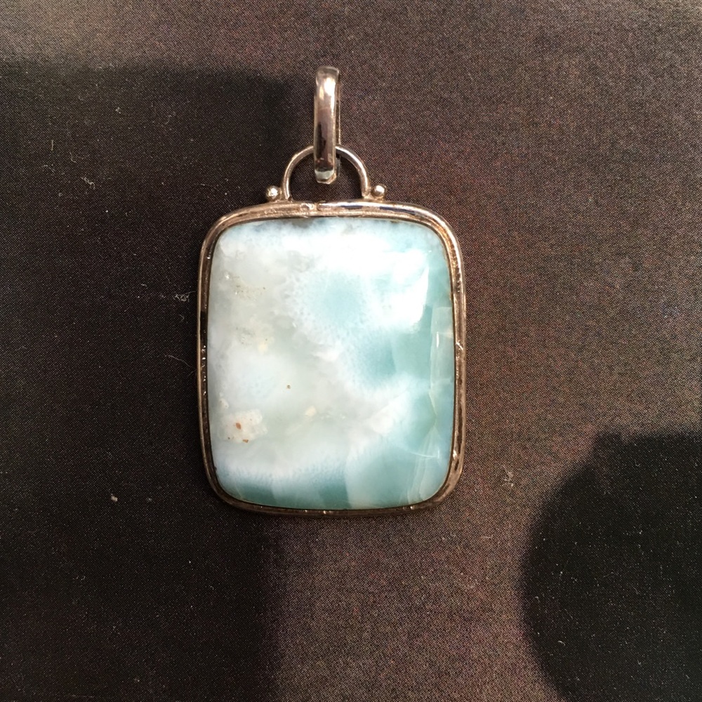 Larimar Mineral Pendant
