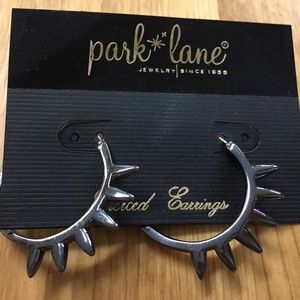 Park Lane Black Spike Earings
