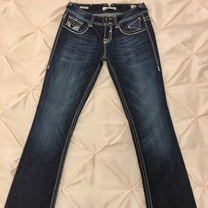 NEW VIGOSS Jeans With Black Jem Detail