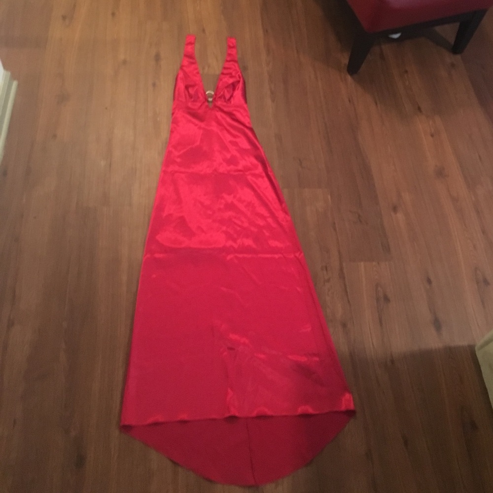 Red Halter Dress