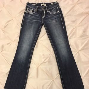 Vigoss Jeans With Stud & Crystal Detail