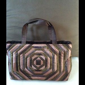 Silk tote bag