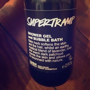 Lush supertramp shower gel