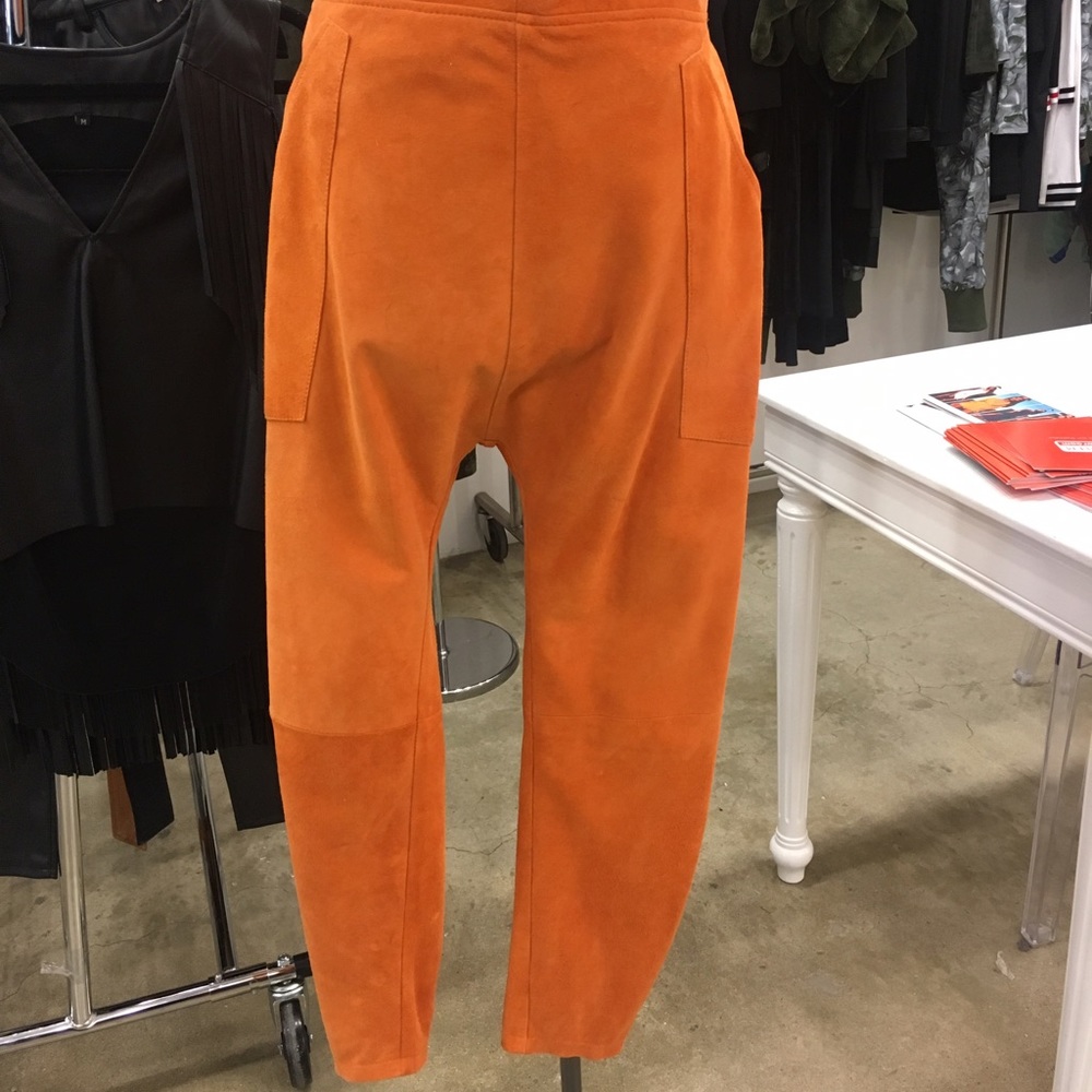 PELLE d'arte by NAIRANA Drop Crotch Trousers