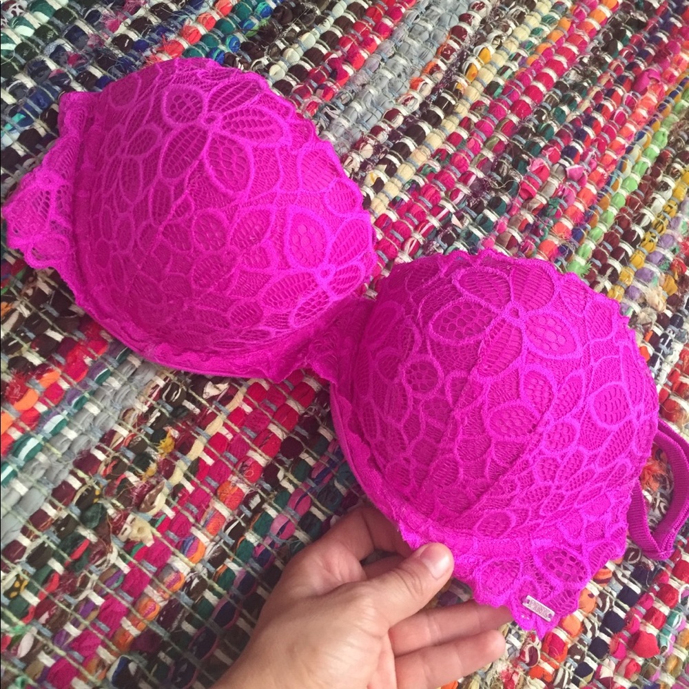PINK padded Bra