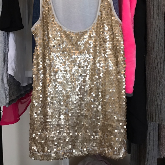 Express Glitter Tank Top - Picture 2 of 3