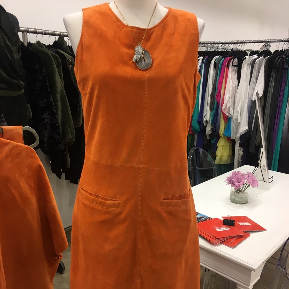 PELLE d'arte by NAIRANA Suede Dress