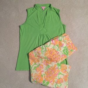 [Lilly Pulitzer] cotton pants - EUC!