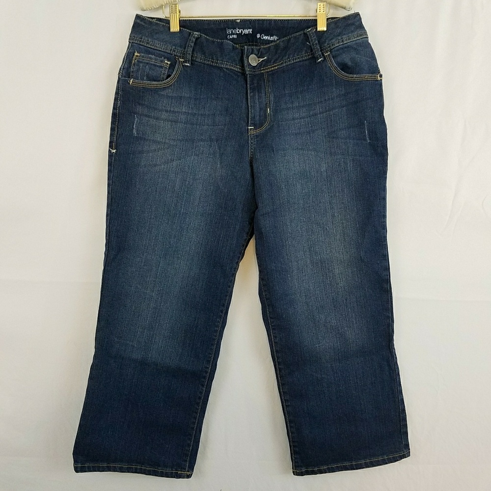 Lane Bryant Genius Fit Capri Jeans