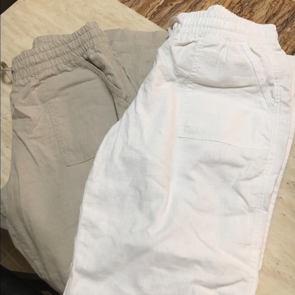 Size M linen pants