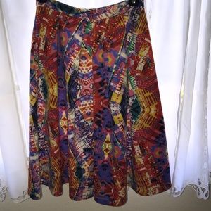 Aqua high waisted skirt