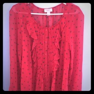 Large ANN Taylor Loft Blouse