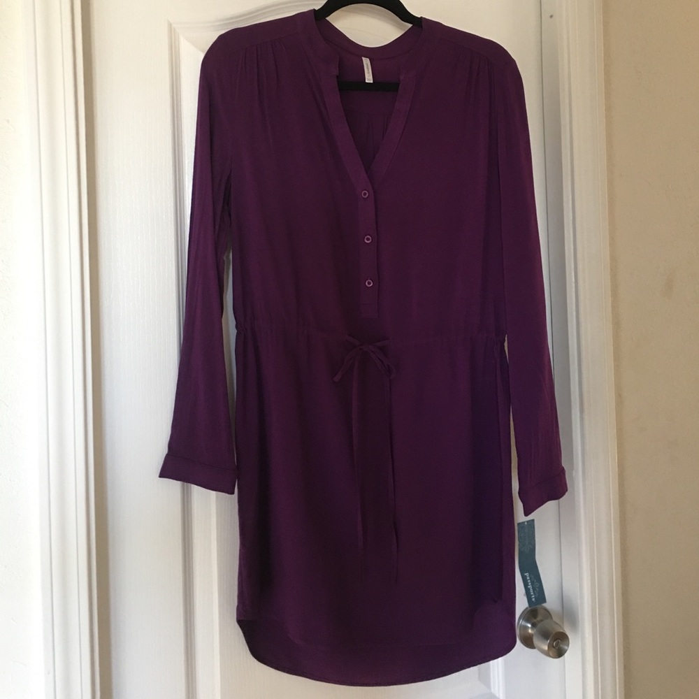 NWT Purple Passports Dress, Medium.