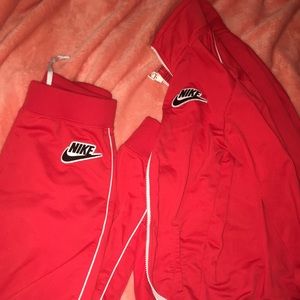 Women's Two Piece Nike Track Suit