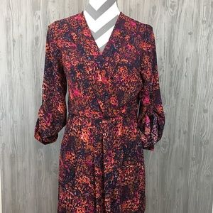 Collective concepts Elisa faux wrap dress S