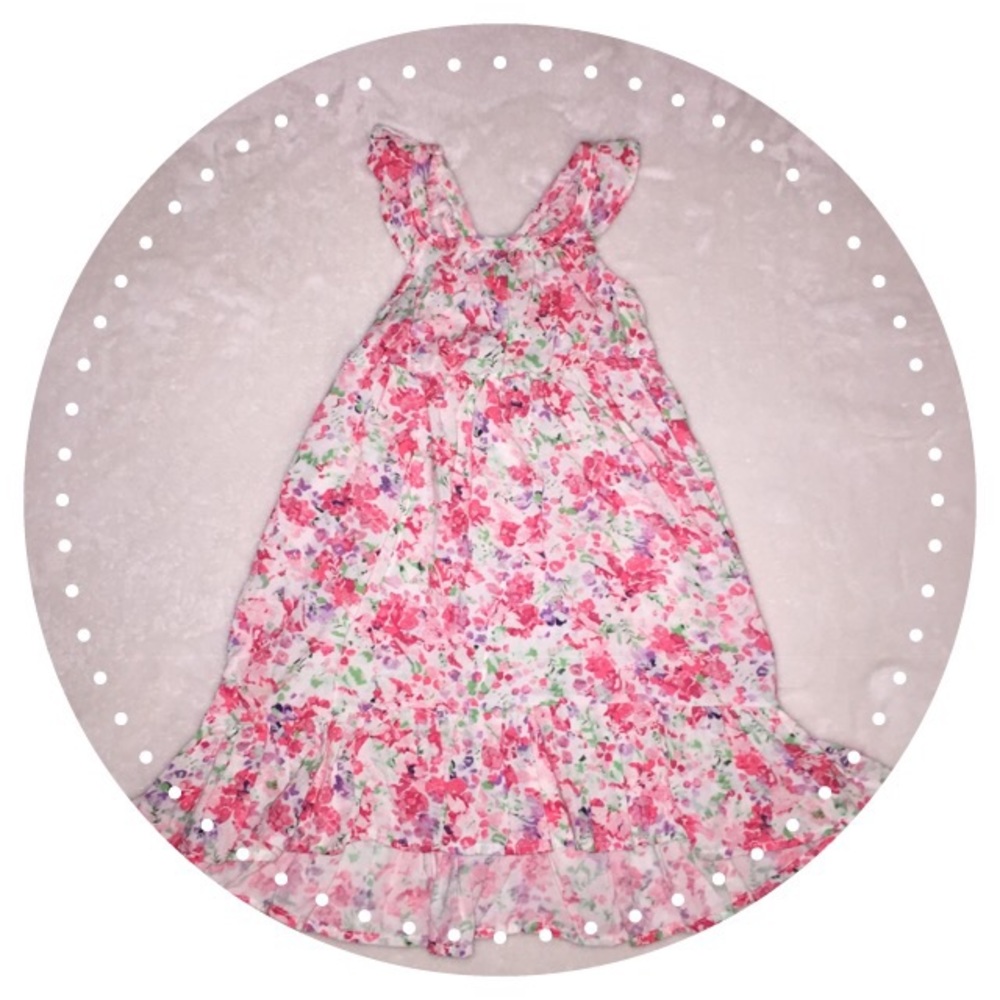 Pink floral dress 🌸