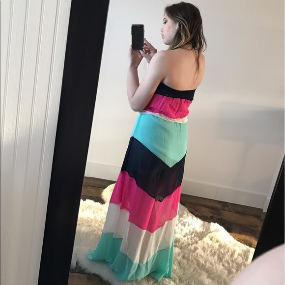chevron maxi dress !! - Picture 2 of 3