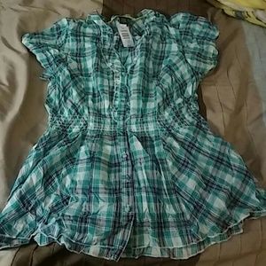 Ruffled Torrid shirt