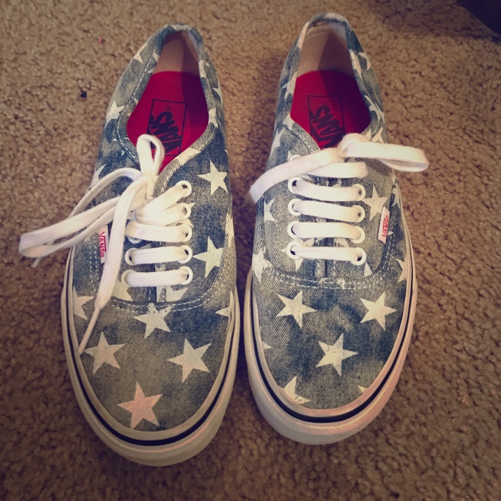 Denim Vans size 8.5 women's