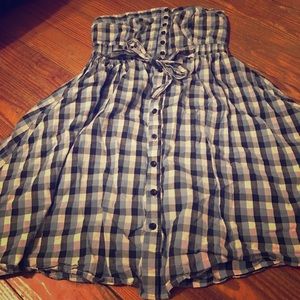 Cute strapless dress