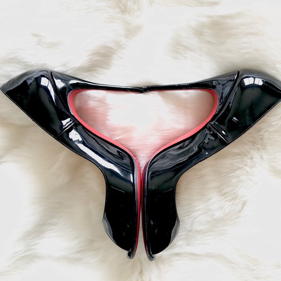 Christian Louboutin Shoes - Christian Louboutin Sexy 100 Patent Peep Toe Pump