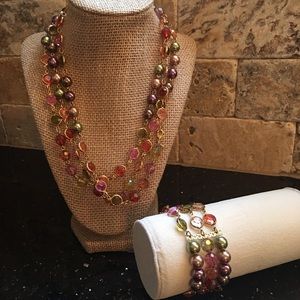Necklace and bracelet