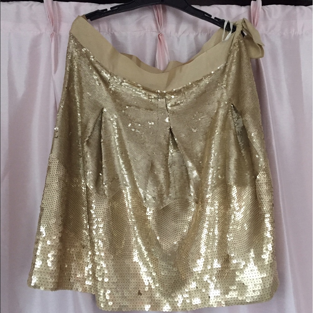 Jcrew sequined skirt