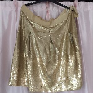Jcrew sequined skirt