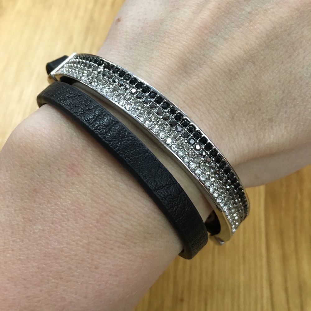 Lia Sophia crystal wrap bracelet