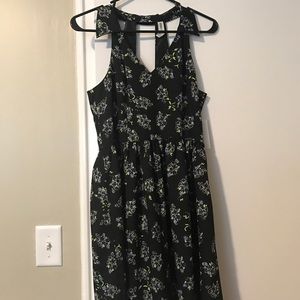 Floral print dress