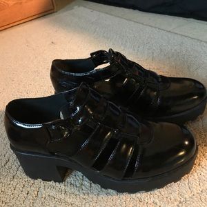 90s closed toe jelly heels! (Platform)