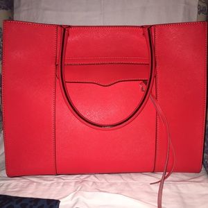 Fire truck red Rebecca Minkoff MAB Tote
