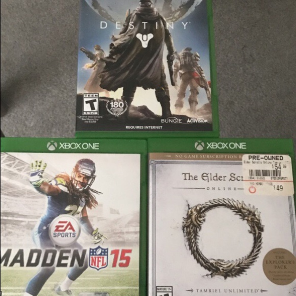 3 XBox One Games