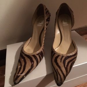 Used Versace Zebra Pumps