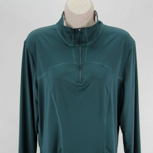 Athlete Cartwheel Half Zip Mock Neck UPF 50+