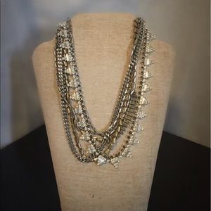 Stella & Dot Sutton Necklace Silver