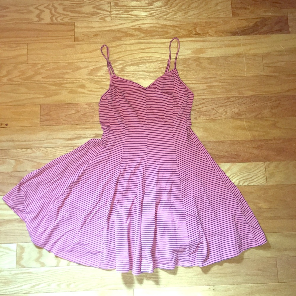 American eagle cotton stretch fit and flare dress