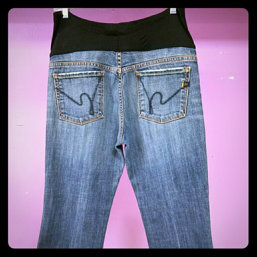 Maternity Denim Capris