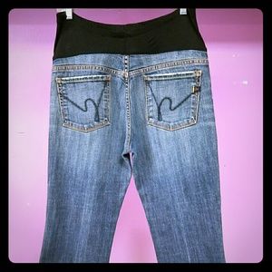 Maternity Denim Capris