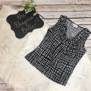 Calvin Klein Black & White Blouse