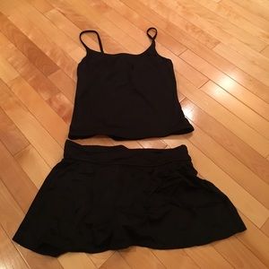 Swim coordinates. Tankini. Swim skirt.