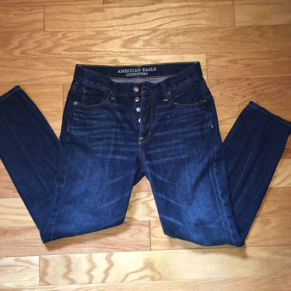 American eagle vintage high rise denim jean